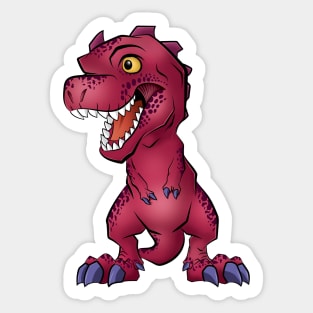 Cartoon T-Rex Sticker